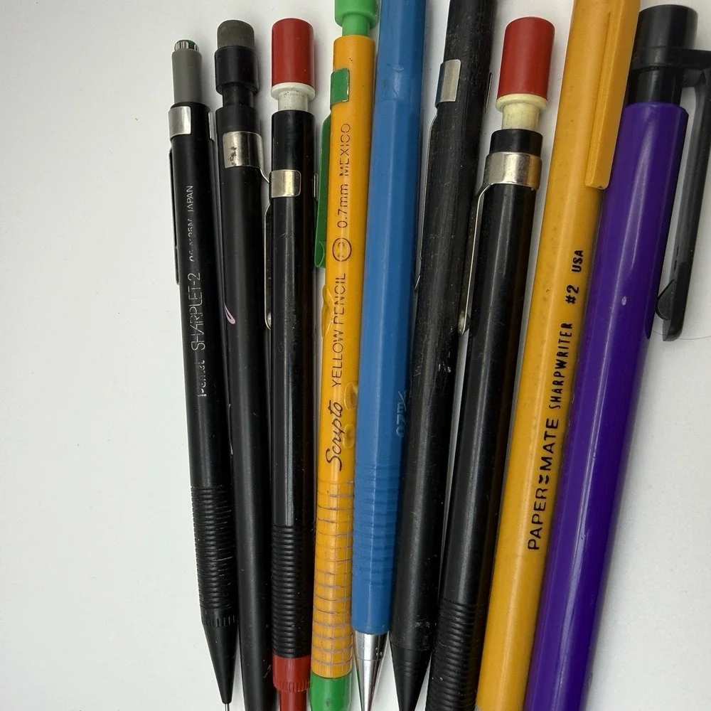 Vintage Mechanical Pencils Pack of 9